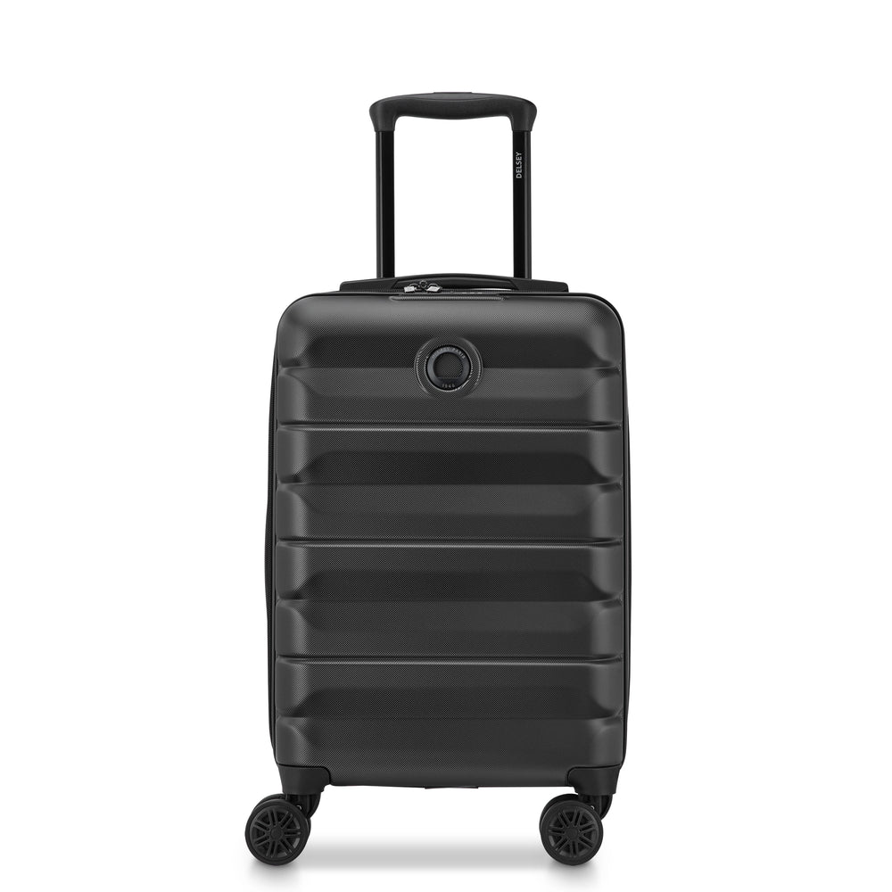 AIR ARMOUR Expandable Cabin Suitcase 55 CM BLACK Promotional Price