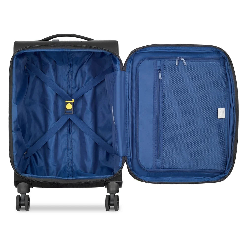 BROCHANT 3 Suitcase Cabin Expandable 55 CM NAVY Promotional Price