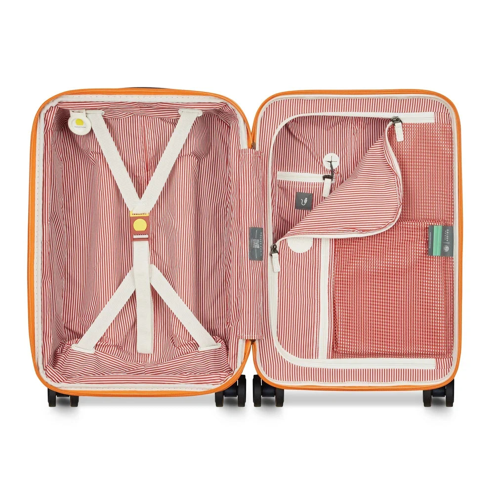 CADENCE Suitcase Cabin Expandable 55 CM NAVY BLUE Promotional Price