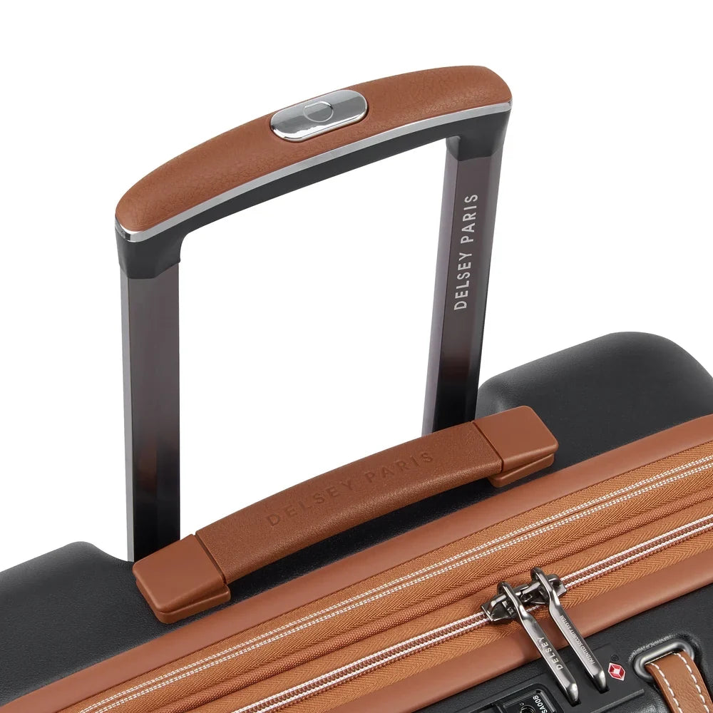 CADENCE Suitcase Cabin slim Expandable 54.5 CM BLACK Promotional Price