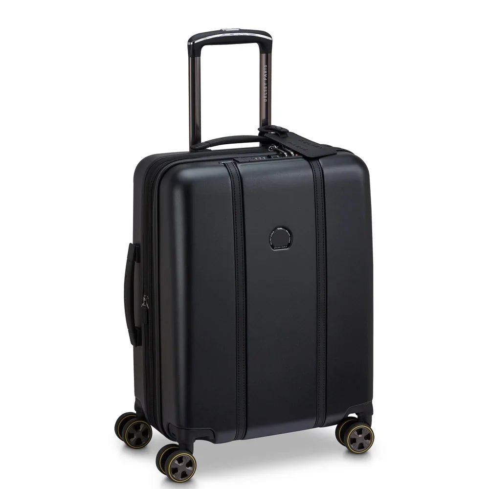 CADENCE Suitcase Cabin slim Expandable 54.5 CM BLACK Promotional Price