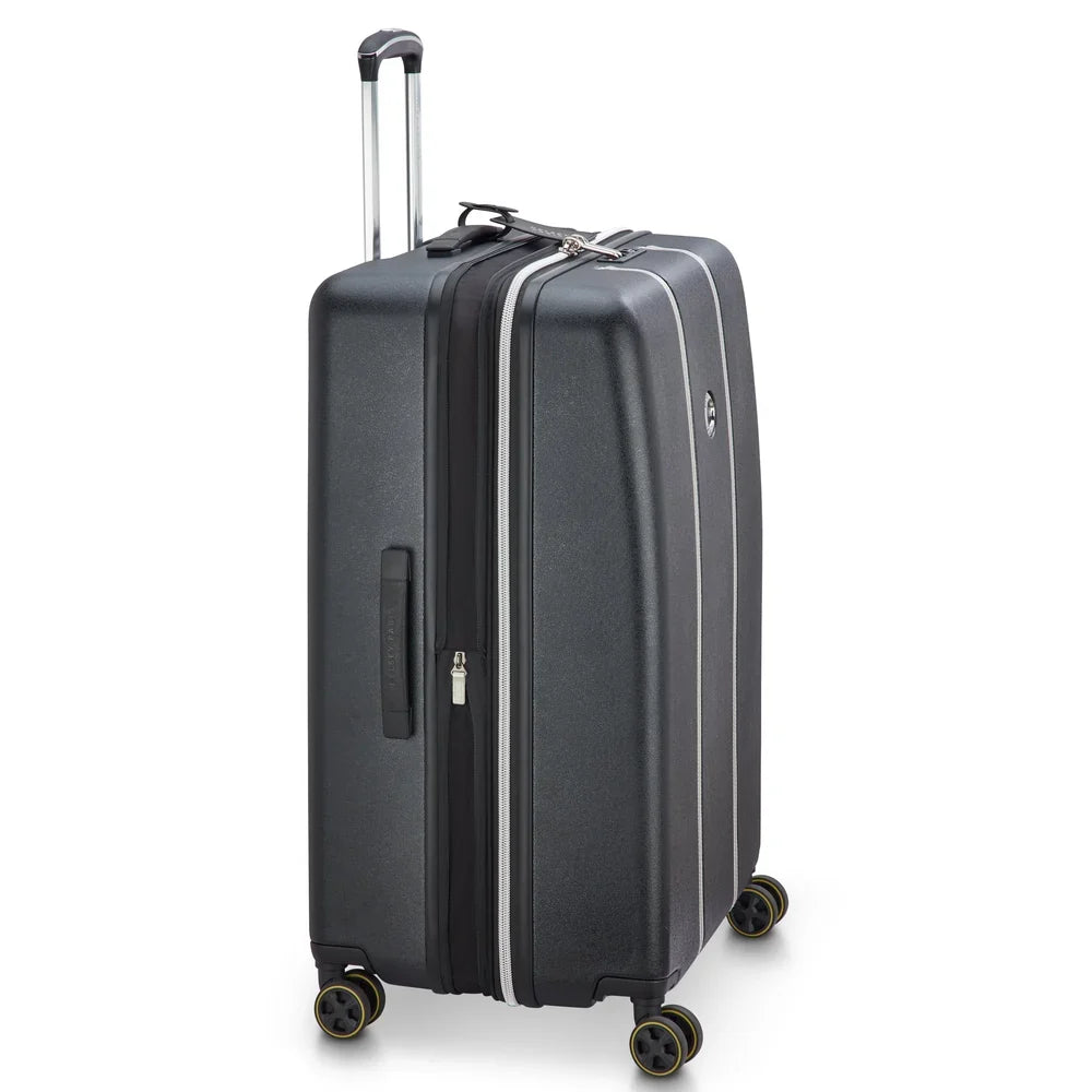 CADENCE Suitcase Check-In Expandable 76 CM BLACK/SILVER Promotional Price