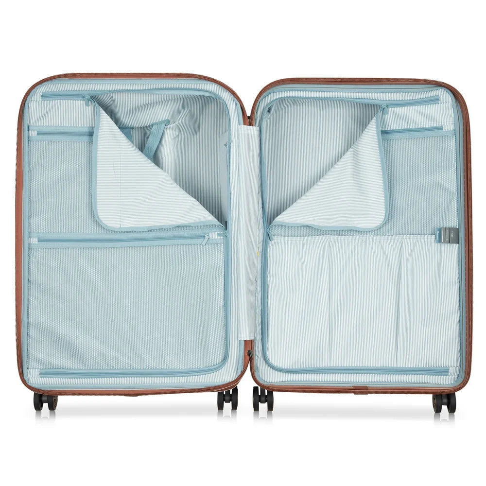 CARROUSEL 2 Suitcase Check-In Expandable 76 CM SAGE GREEN Promotional Price