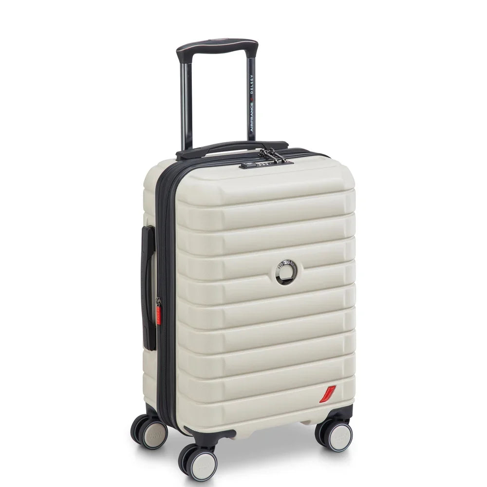 ELEGANCE Suitcase Cabin Expandable 55 CM IVORY Promotional Price