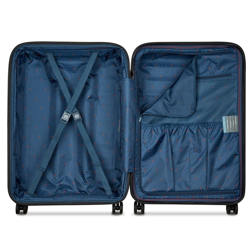 ELEGANCE Suitcase Check-In Expandable 75.5 CM BLACK Promotional Price