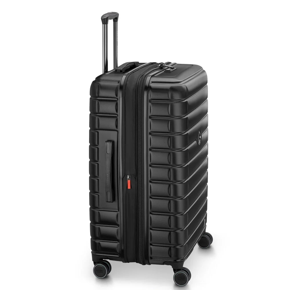 ELEGANCE Suitcase Check-In Expandable 75.5 CM BLACK Promotional Price