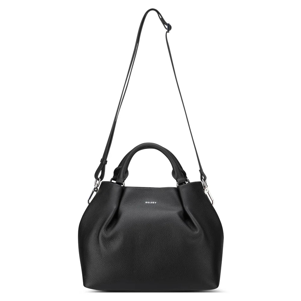 LE CUIR GRAINE Hand Bag BLACK Promotional Price