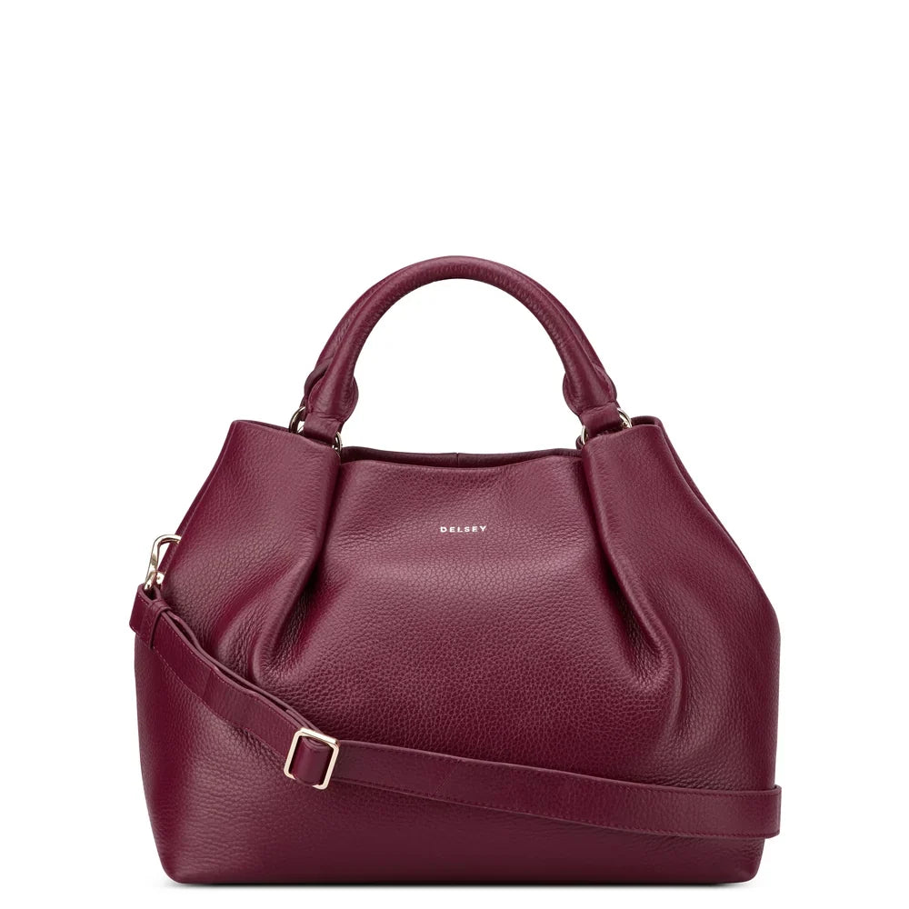 LE CUIR GRAINE Hand Bag BLACK Promotional Price